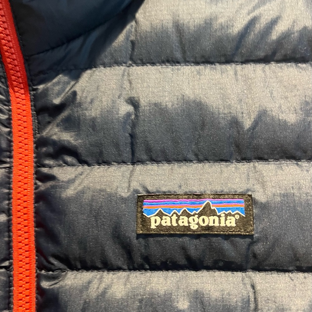 Patagonia Men’s Sweater Jacket - Navy Blue size S - Picture 3 of 5